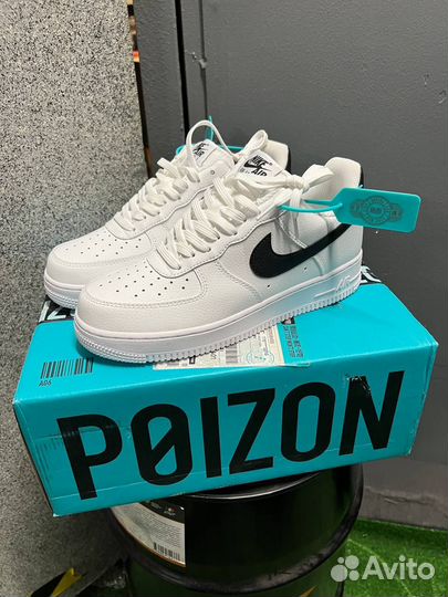 Nikе Аir Fоrcе 1 Low White and Вlасk Оpигинал Poiz