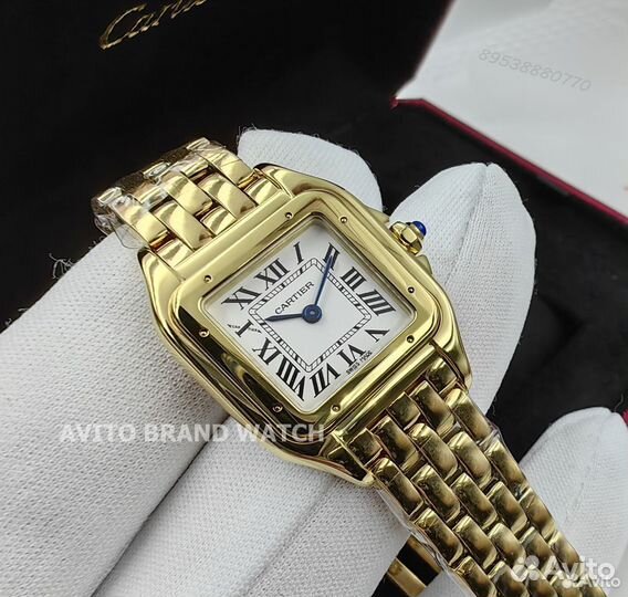 Часы Cartier panthere 22 mm желтое золото новые