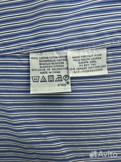 Мужская рубашка Ralph lauren