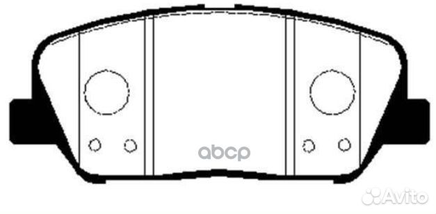 Ckkk-47 Колодки тормозные дисковые перед