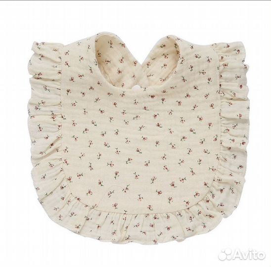 Слюнявчик из муслина новый