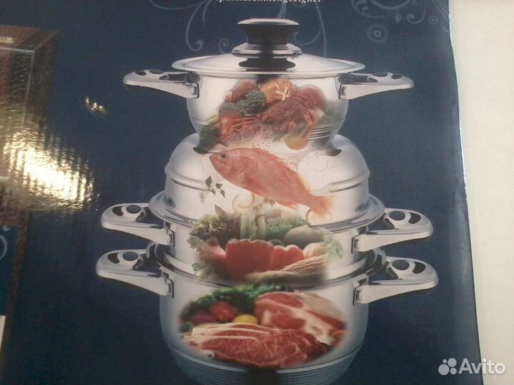 Кастрюли ковши royal 17 предметов