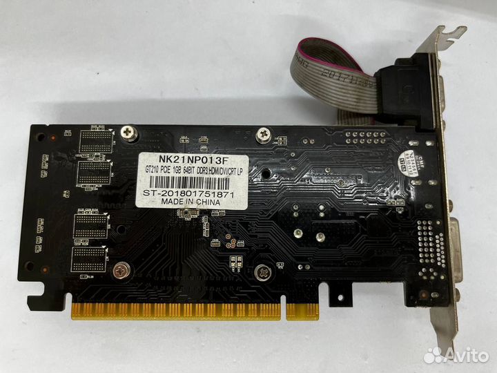 Видеокарта Sinotex Ninja GeForce GT 210 1GB
