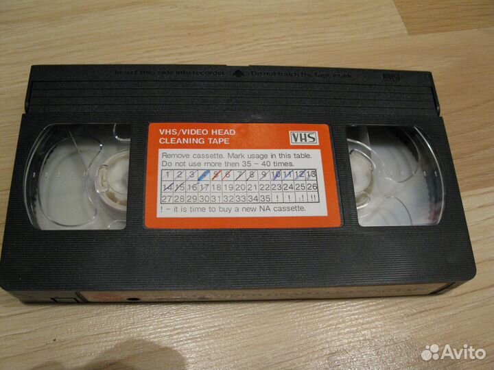 Чистящая видеокассета VHS