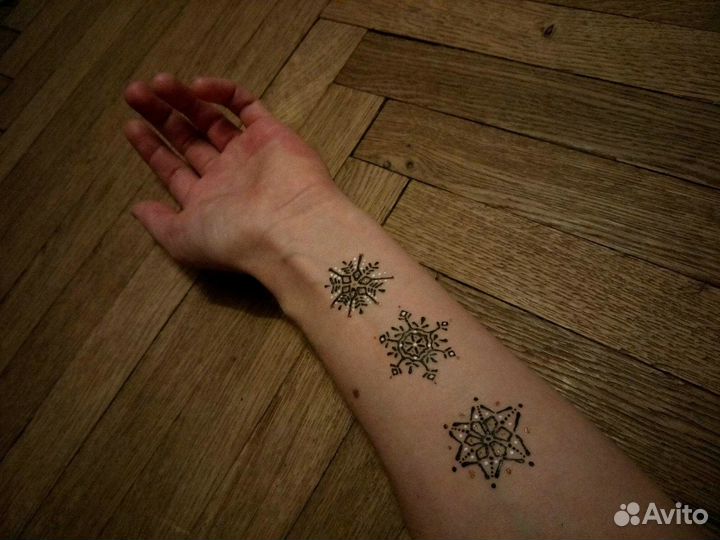 Мехенди, Аквагрим