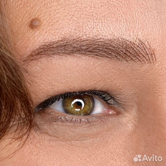 Перманентный макияж бровей. Волосковая техника