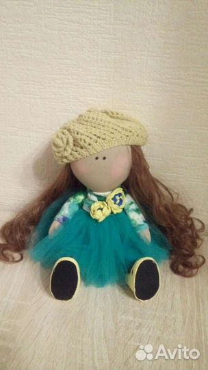 Текстильная кукла ручная работа