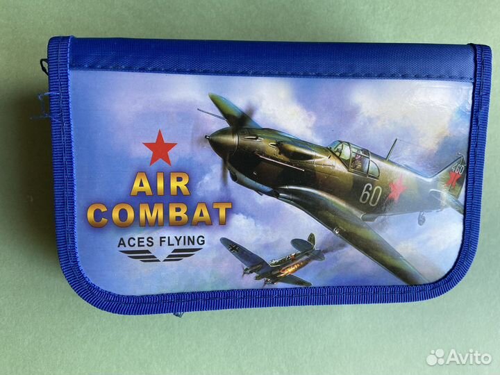 Пенал для мальчика двухсторонний