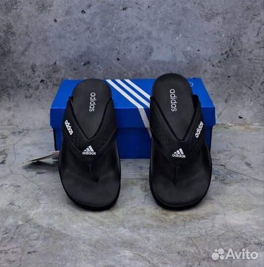 Мужские сланцы adidas черые новые 40-45р