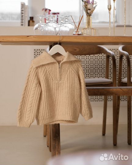 Детский джемпер на молнии