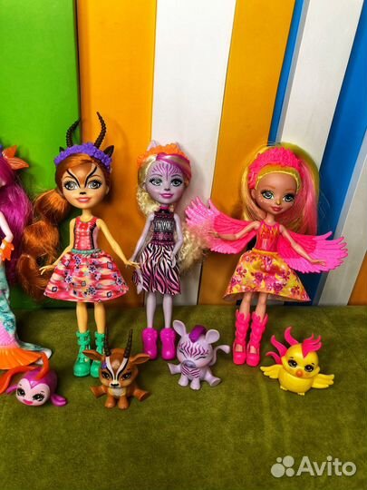 Enchantimals нарвал русалка Пегас феникс