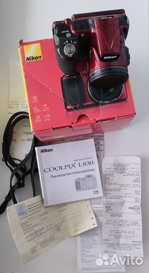 Фотоаппарат Nikon Coolpix L830
