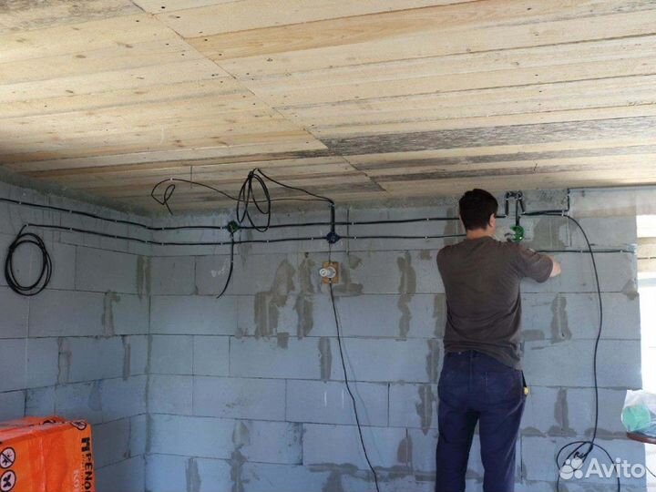 Услуги электрика, электромонтаж, мастер на час