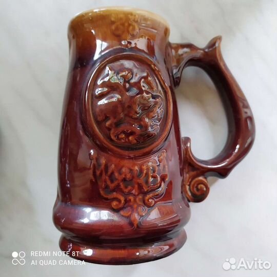 Кружка для пива керамика конец 80-х СССР