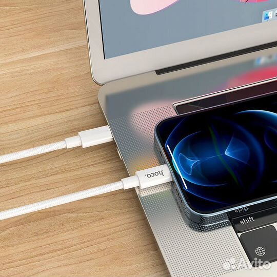 Кабель Lightning USB-C, быстрая зарядка 20W