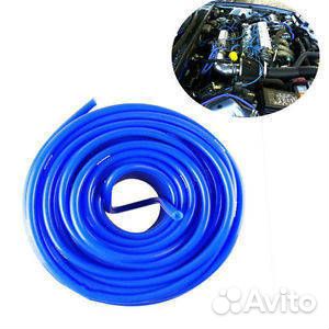 Шланг вакуумный силиконовый синий 12*17мм