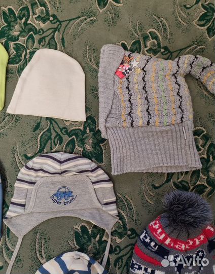 Шапочки и чепчики от 0-1 года