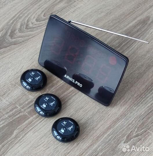 Табло и кнопка вызова персонала для кафе