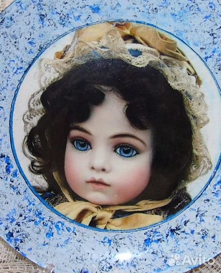 Декоративные тарелки. Стекло. Диаметр 23 см