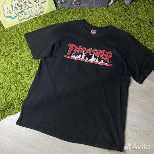 Футболка Trasher x Supreme