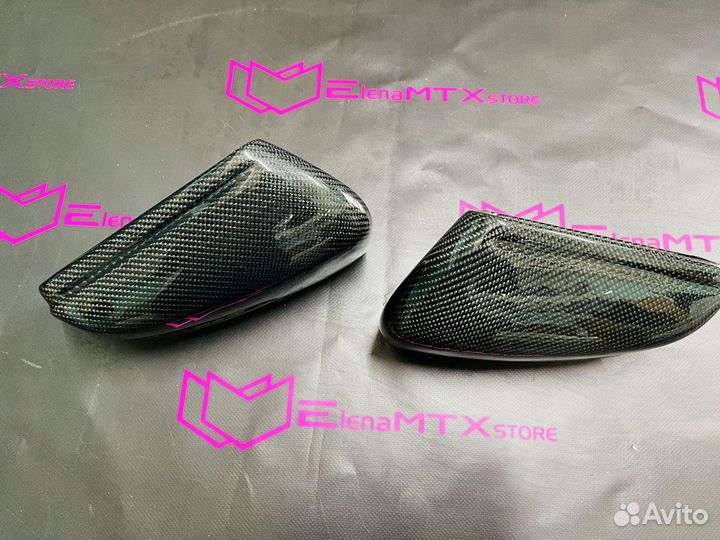 Накладки на зеркала mercedes W204 W117 карбон