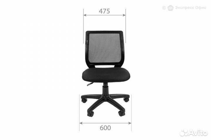 Кресло офисное без подлокотников Chairman 699