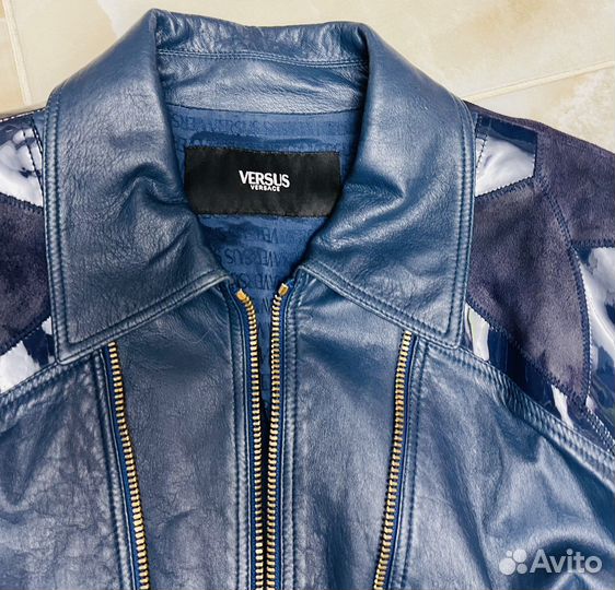 Кожаная куртка Versace