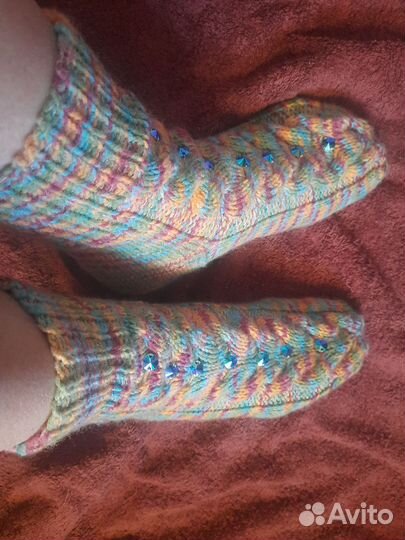 Носки вязаные ручной работы женские