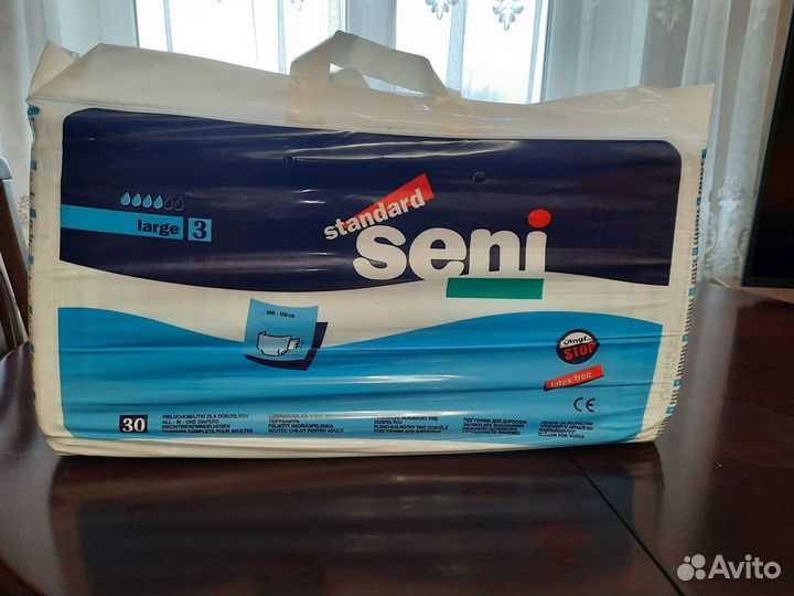 Памперсы для взрослых seni (упаковка 30 шт.)