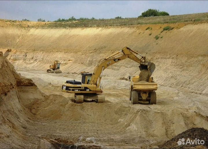 Песок карьерный