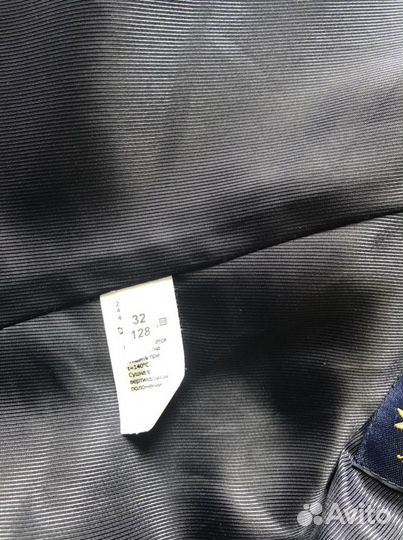 Школьный пиджак размер 128