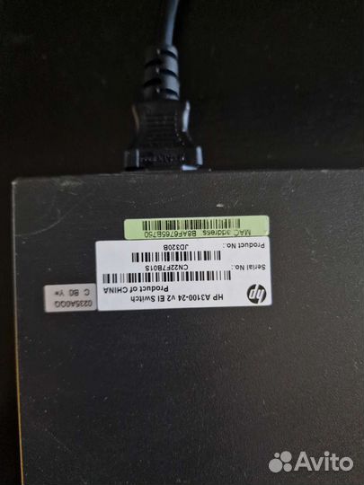Коммутатор HP A3100-24 v2
