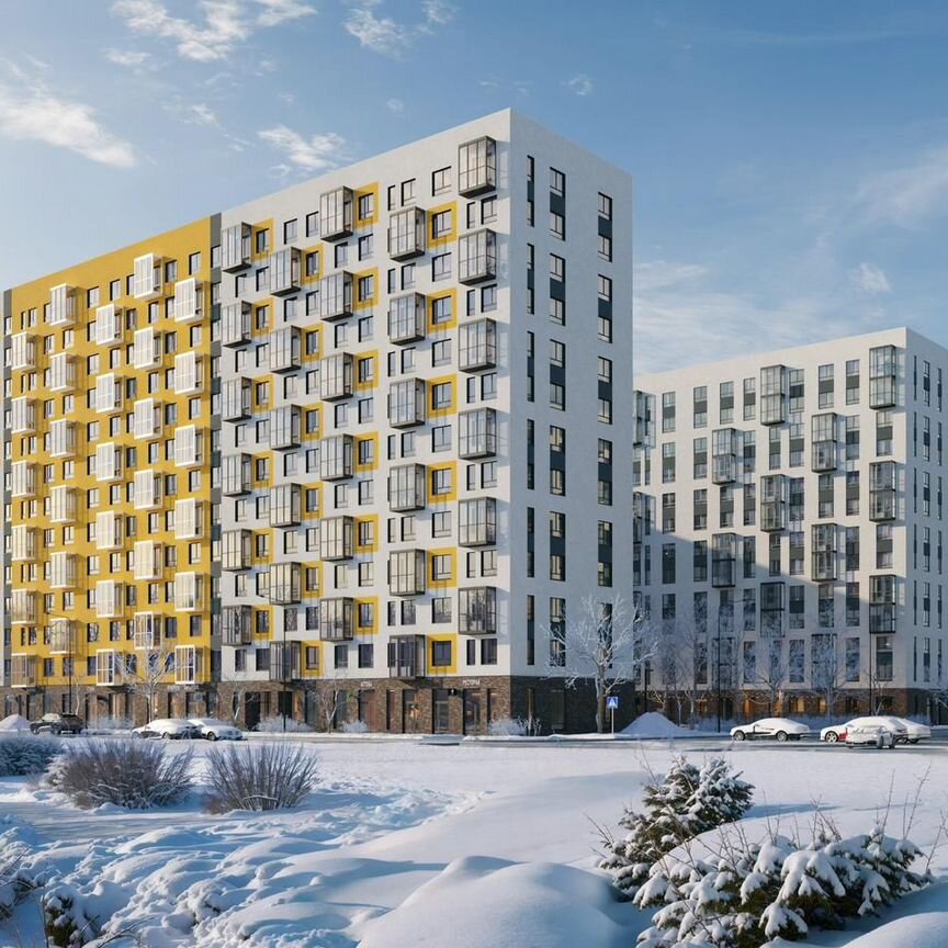 1-к. квартира, 37,2 м², 12/13 эт.