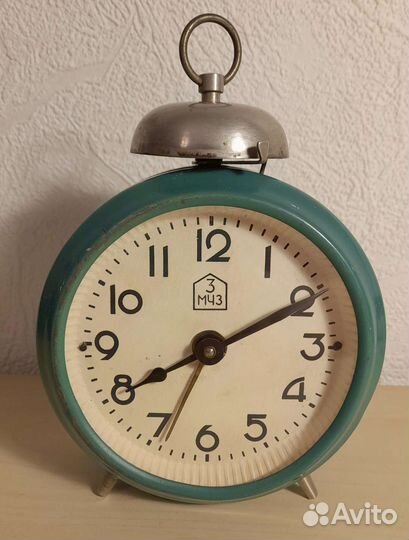 Часы-будильник. 3 Мчз. 50-е. СССР