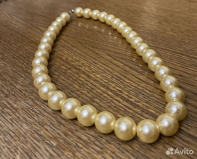 Бусы искусственный жемчуг винтаж