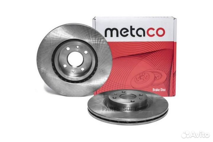 Metaco 3050116 Диск тормозной fiat doblo/bravo 04