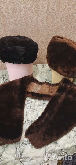 Шапки, воротник цигейка СССР