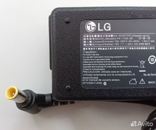 Блок питания LG 22EA63V-P для монитора 19V 1.3A