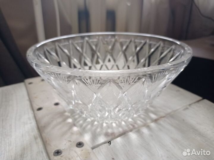 Хрусталь. СССР Ваза, салатница