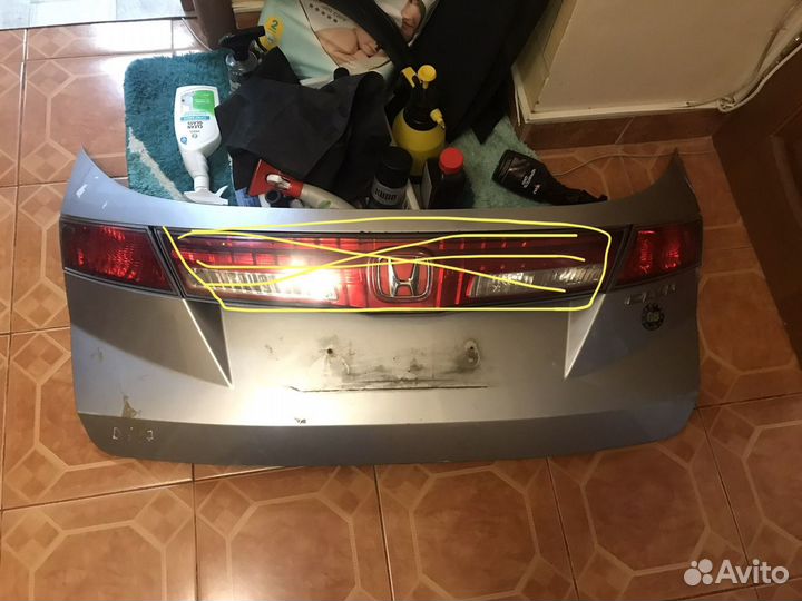 Накладка на крышку багажника civic 5d