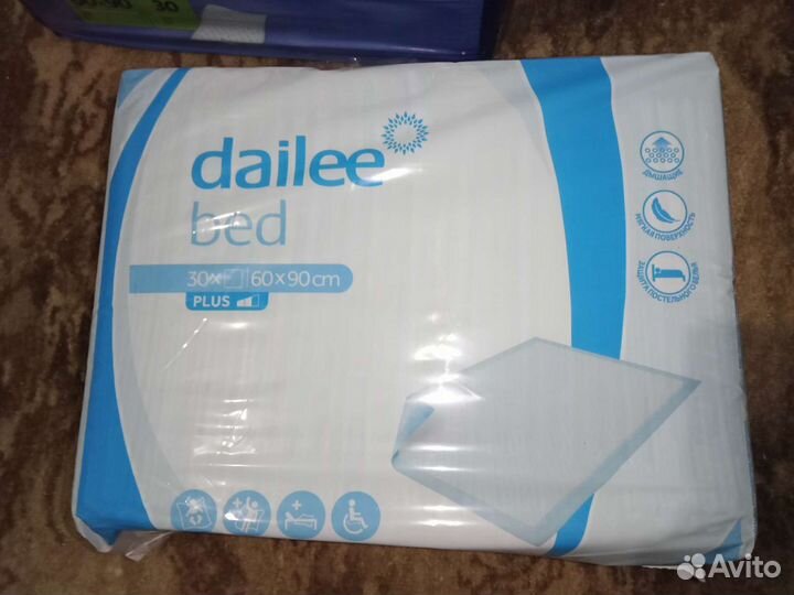 Пеленки одноразовые 60х90