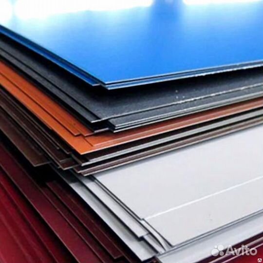 Лист гладкий плоский оцинкованный полимерный