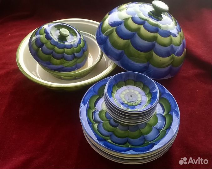 Сервиз для блинов «Зимний лес»