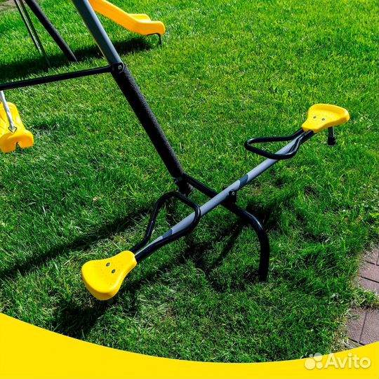 Детский комплекс качели с горкой 74560