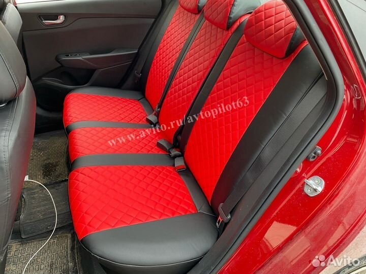 Автомобильные чехлы на Hyundai Solaris 2 (2017+)