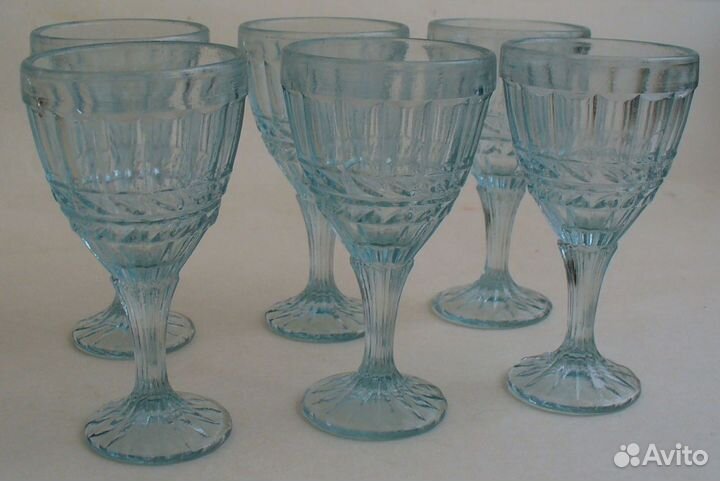 Рюмки Лафитники времён СССР 6 шт Старые Колосья