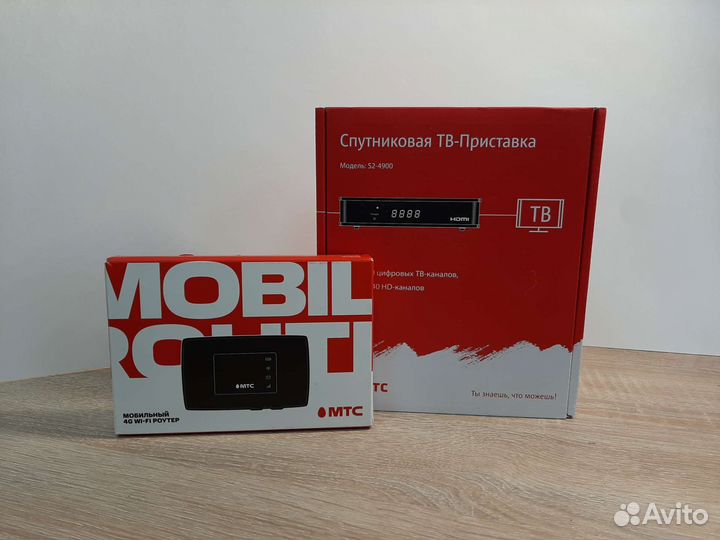 Мобильный 4G WI-FI Роутер МТС и тв-Приставка