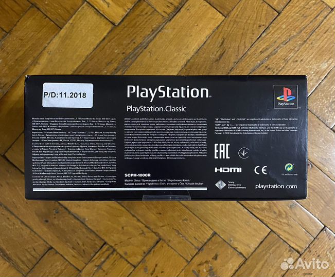 Sony playstation classic mini +20 игр