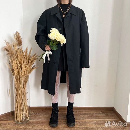 Винтажный Тренч с подкладом