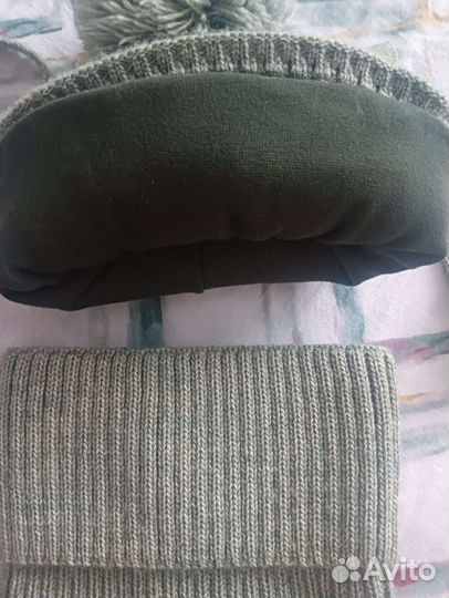 Шапка и шарф детские